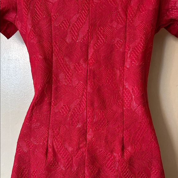Classic Red Cheongsam-Style Dress size S - Picture 9 of 12